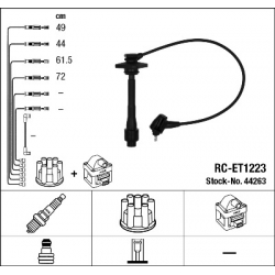 NGK 44263 PRZEWODY ZAPŁONOWE RC-ET1223