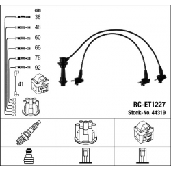 NGK 44319 PRZEWODY ZAPŁONOWE RC-ET1227