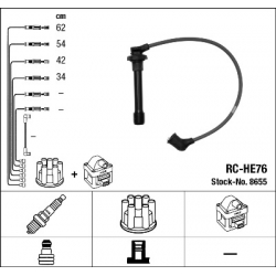 NGK 8655 PRZEWODY ZAPŁONOWE RC-HE76