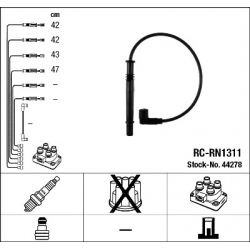 NGK 44278 PRZEWODY ZAPŁONOWE RC-RN1311